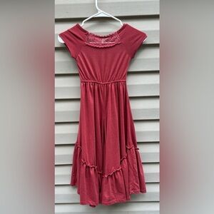 Mia Joy Joyfolie Girls sz 5 terracotta flare bell leg boho holiday jumps…